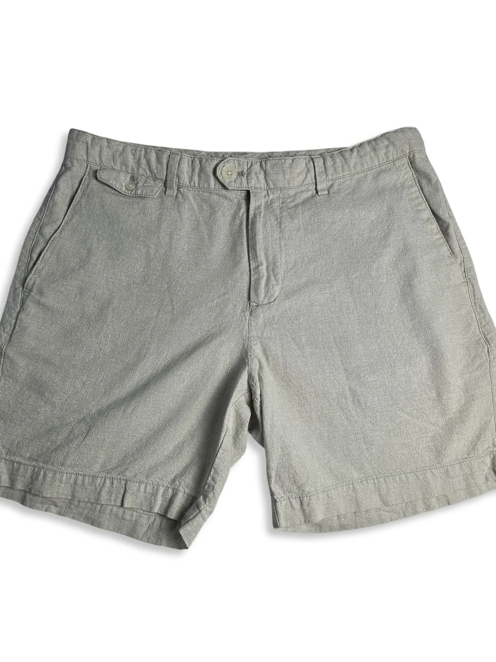 Banana Republic Linen Blend Men's Shorts Light Sage Green Size 33